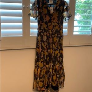 Bohme floral dress chiffon
